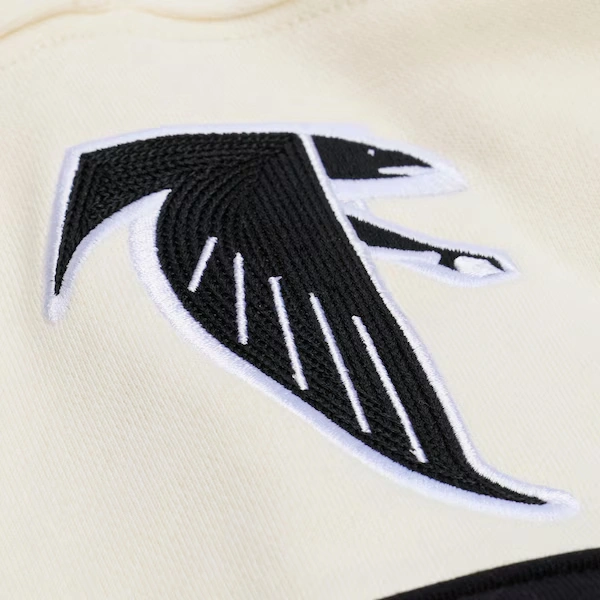Women's Atlanta Falcons Cream Head Coach Hoodie 5 Women's Atlanta Falcons Cream Head Coach Hoodie