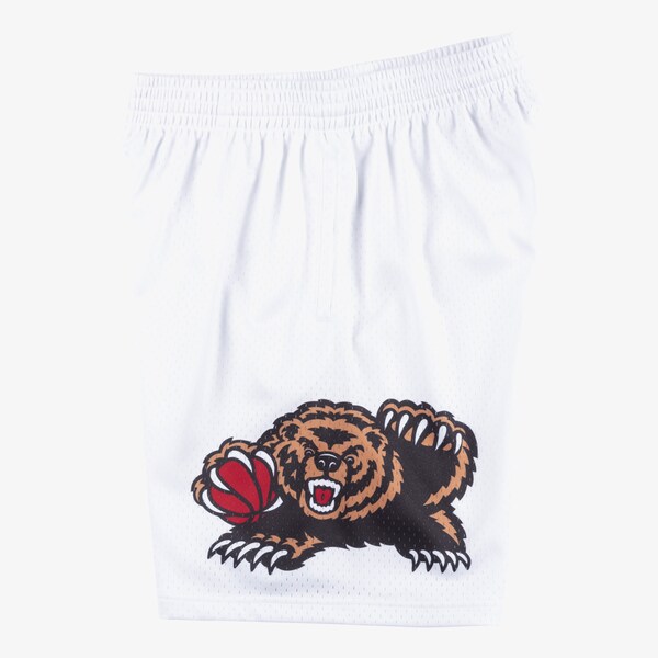 Vancouver Grizzlies White 1998-1999 Swingman Shorts