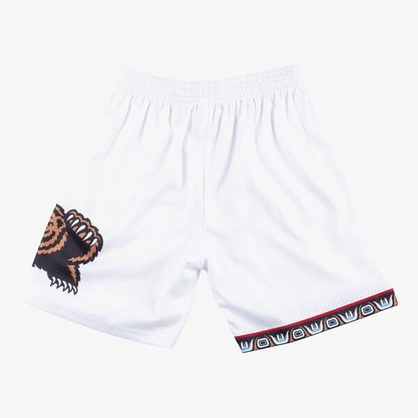 Vancouver Grizzlies White 1998-1999 Swingman Shorts