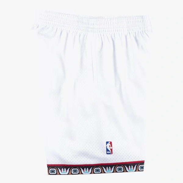 Vancouver Grizzlies White 1998-1999 Swingman Shorts