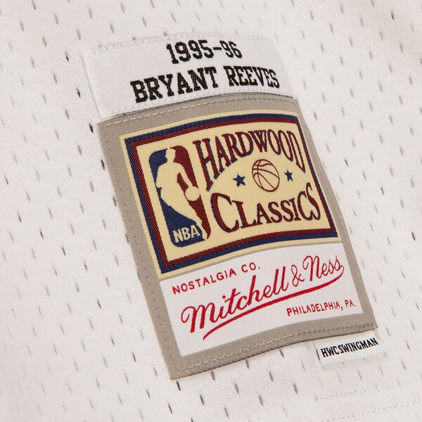 Bryant Reeves Vancouver Grizzlies 1995-96 White Swingman Jersey 5 Bryant Reeves Vancouver Grizzlies 1995-96 White Swingman Jersey