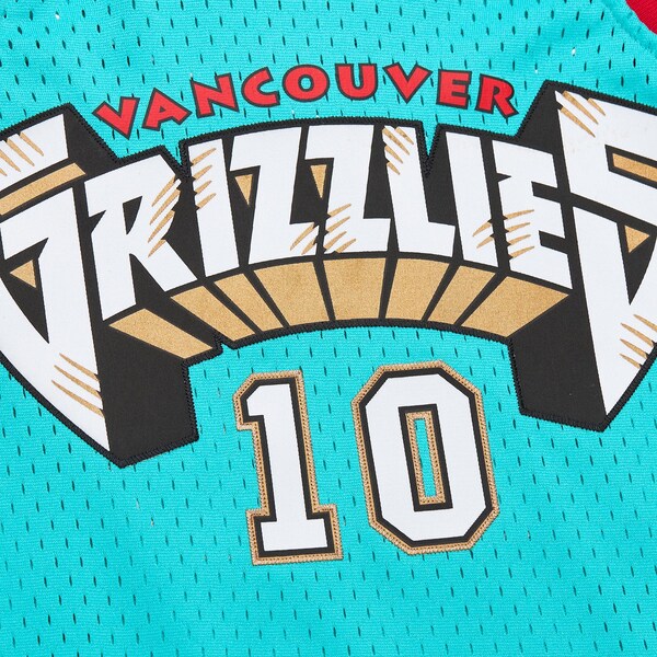 Youth Mike Bibby Turquoise Vancouver Grizzlies 1998/99 Swingman Jersey 5 Youth Mike Bibby Turquoise Vancouver Grizzlies 1998/99 Swingman Jersey