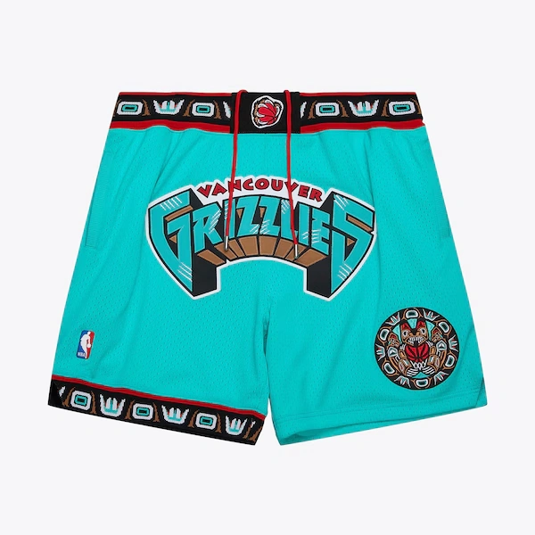 Vancouver Grizzlies Turquoise NBA x Just Don Mesh Home Shorts
