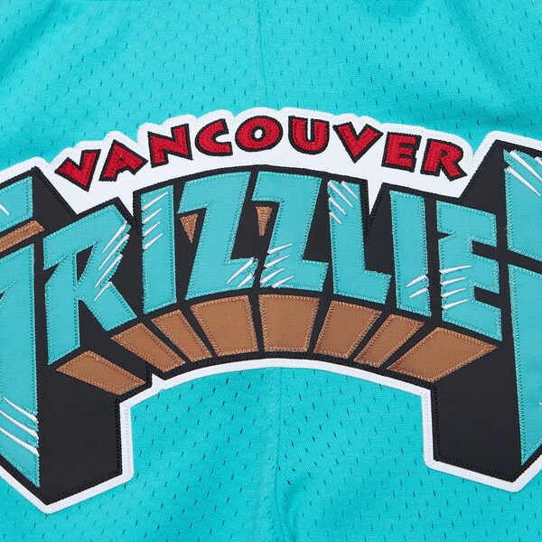 Vancouver Grizzlies Turquoise NBA x Just Don Mesh Home Shorts 5 Vancouver Grizzlies Turquoise NBA x Just Don Mesh Home Shorts