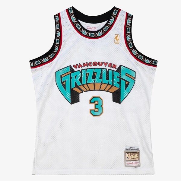 Shareef Abdur-Rahim Vancouver Grizzlies 1996-97 White Swingman Player Jersey