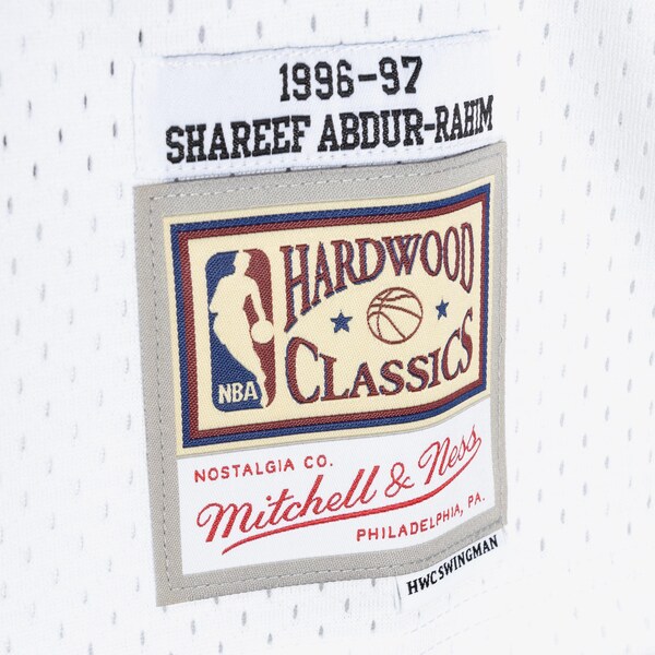 Shareef Abdur-Rahim Vancouver Grizzlies 1996-97 White Swingman Player Jersey 5 Shareef Abdur-Rahim Vancouver Grizzlies 1996-97 White Swingman Player Jersey