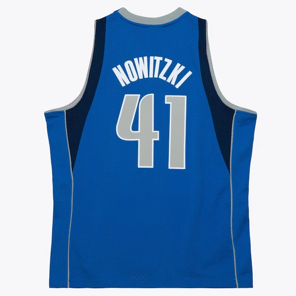 Dirk Nowitzki Dallas Mavericks 2010-11 Blue Swingman Player Jersey 3 Dirk Nowitzki Dallas Mavericks 2010-11 Blue Swingman Player Jersey