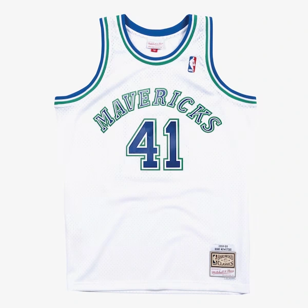 Dirk Nowitzki Dallas Mavericks 1998-99 White Swingman Player Jersey
