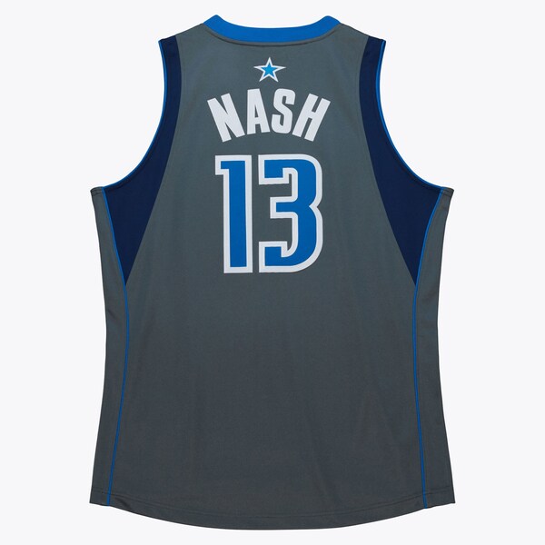 Steve Nash Dallas Mavericks 2003-04 Gray Authentic Jersey 3 Steve Nash Dallas Mavericks 2003-04 Gray Authentic Jersey
