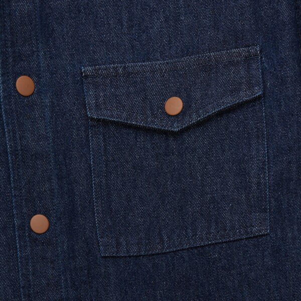 Dallas Mavericks Navy Denim Full-Snap Long Sleeve Shirt 6 Dallas Mavericks Navy Denim Full-Snap Long Sleeve Shirt