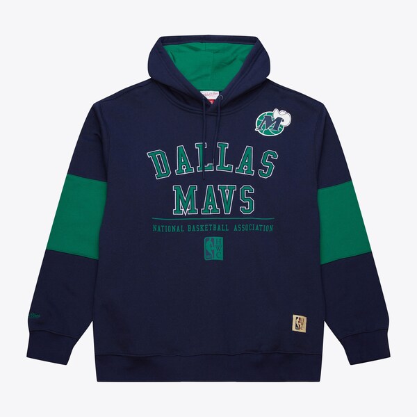 Dallas Mavericks Navy Retro Fleece Pullover Hoodie