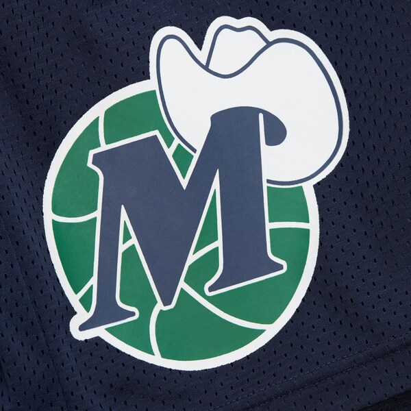 Dallas Mavericks Navy Vintage Logo Gameday Mesh 7" Shorts 4 Dallas Mavericks Navy Vintage Logo Gameday Mesh 7\" Shorts
