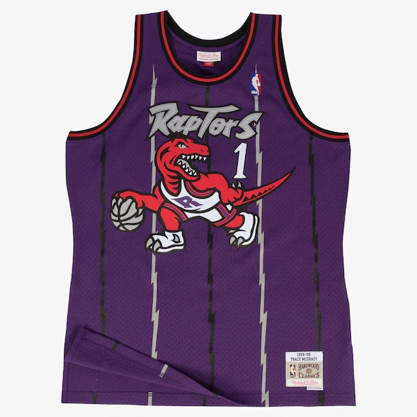 Tracy McGrady Toronto Raptors 1998-99 Purple Swingman Player Jersey