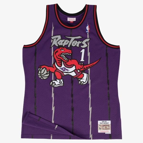 Tracy McGrady Toronto Raptors 1998-99 Purple Swingman Player Jersey