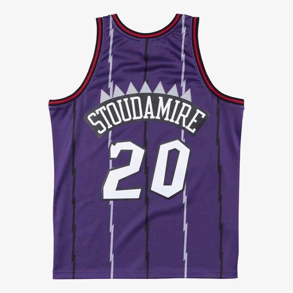 Damon Stoudamire Toronto Raptors 1995-96 Purple Swingman Player Jersey