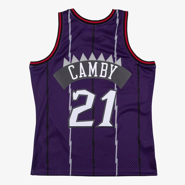 Marcus Camby Toronto Raptors 1997-98 Purple Swingman Player Jersey