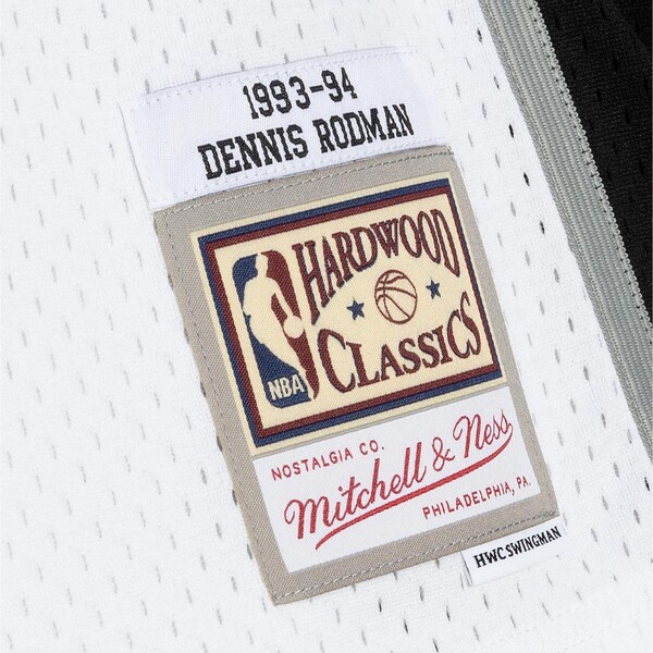 Dennis Rodman San Antonio Spurs 1993-94 White Swingman Player Jersey