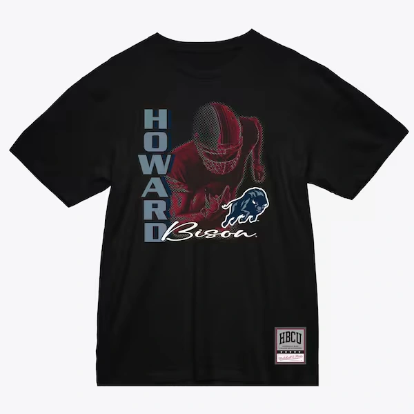 Howard Bison Black HBCU Blitzed T-Shirt