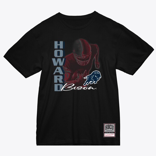 Howard Bison Black HBCU Blitzed T-Shirt