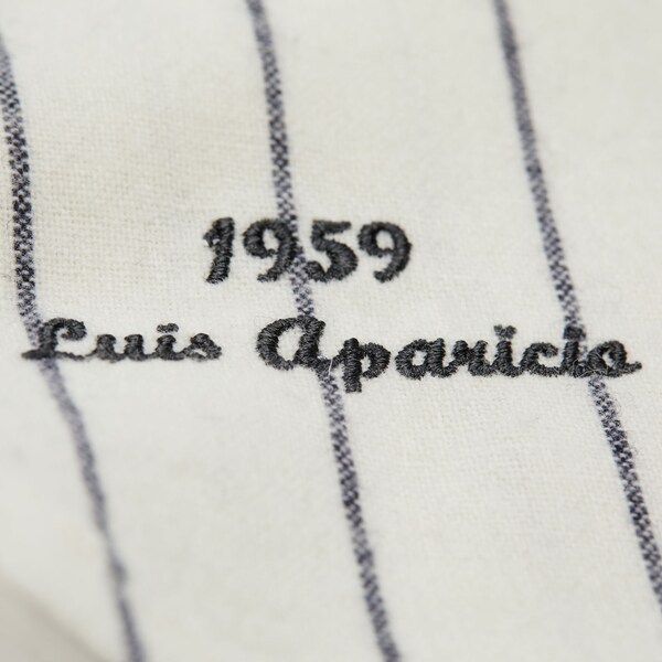 Luis Aparicio Chicago White Sox 1959 Cream Authentic Jersey