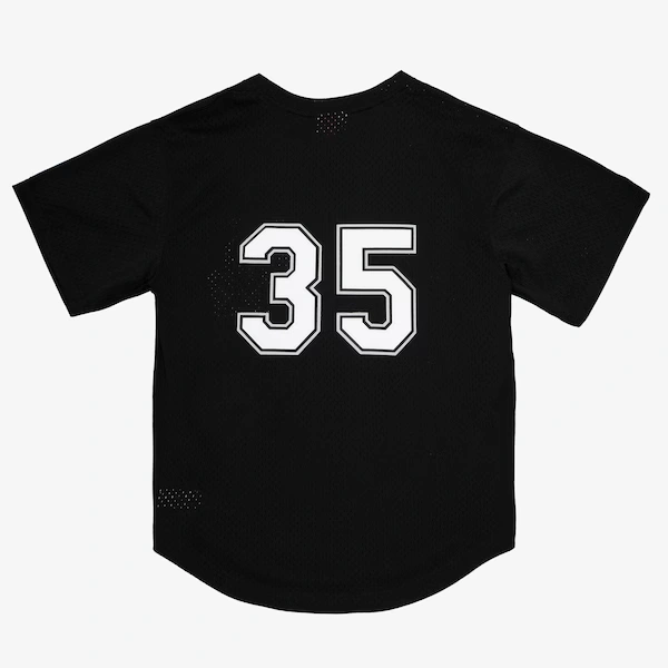 Men's Frank Thomas Chicago White Sox Black 1993 Mesh Batting Practice Jersey