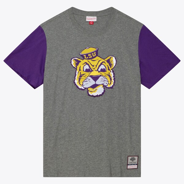 LSU Tigers Gray Color Blocked T-Shirt