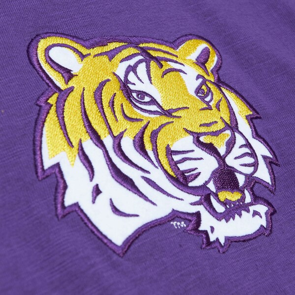 LSU Tigers Purple Legendary Slub 3/4-Sleeve Henley Top