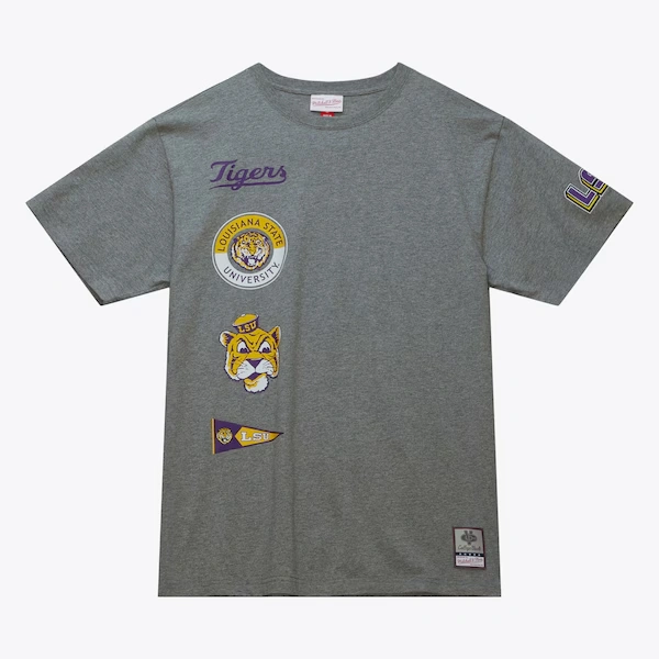 LSU Tigers Heather Gray City T-Shirt