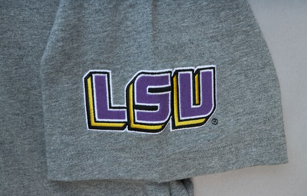 LSU Tigers Heather Gray City T-Shirt
