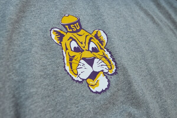 LSU Tigers Heather Gray City T-Shirt