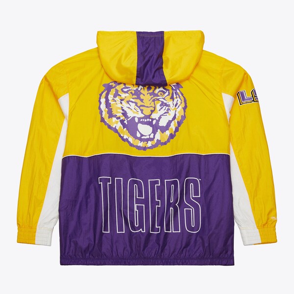 LSU Tigers Purple Vintage Logo Big Shot Premium Windbreaker Full-Zip Jacket 3 LSU Tigers Purple Vintage Logo Big Shot Premium Windbreaker Full-Zip Jacket