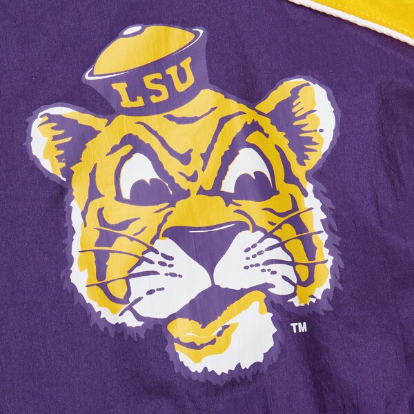 LSU Tigers Purple Vintage Logo Big Shot Premium Windbreaker Full-Zip Jacket 4 LSU Tigers Purple Vintage Logo Big Shot Premium Windbreaker Full-Zip Jacket