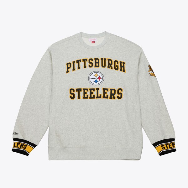 Pittsburgh Steelers Heather Gray Team Celebration Fleece Sweatshirt