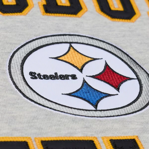 Pittsburgh Steelers Heather Gray Team Celebration Fleece Sweatshirt 4 Pittsburgh Steelers Heather Gray Team Celebration Fleece Sweatshirt