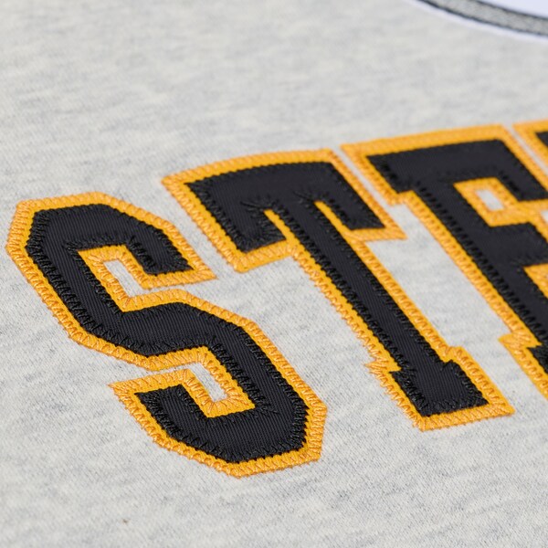 Pittsburgh Steelers Heather Gray Team Celebration Fleece Sweatshirt 5 Pittsburgh Steelers Heather Gray Team Celebration Fleece Sweatshirt