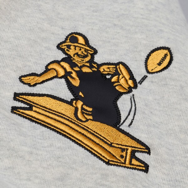 Pittsburgh Steelers Heather Gray Team Celebration Fleece Sweatshirt 6 Pittsburgh Steelers Heather Gray Team Celebration Fleece Sweatshirt