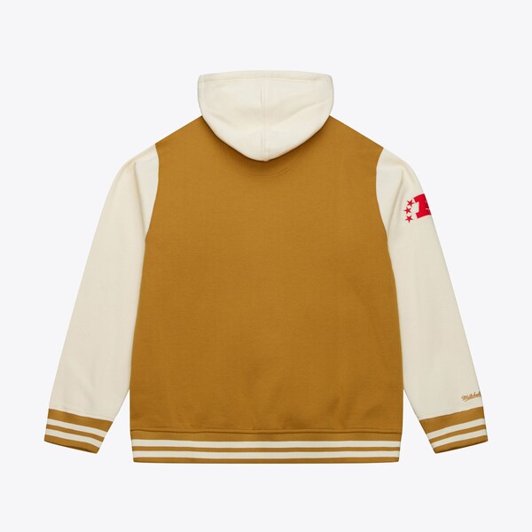 Pittsburgh Steelers Brown/Cream Dusted Fleece Full-Snap Jacket