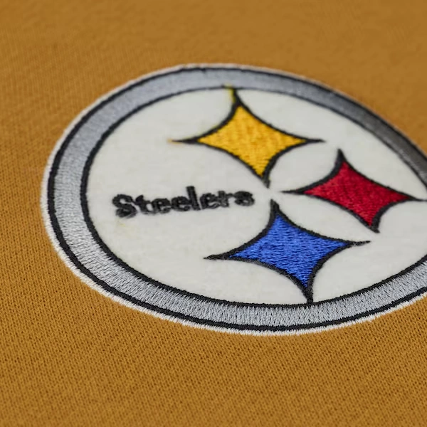 Pittsburgh Steelers Brown/Cream Dusted Fleece Full-Snap Jacket