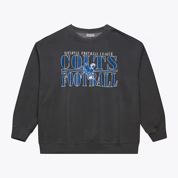 Indianapolis Colts Charcoal Downtown Fleece Sweatshirt