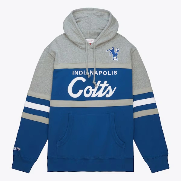 Indianapolis Colts Royal Head Coach Pullover Hoodie