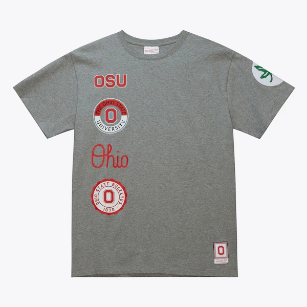 Ohio State Buckeyes Heather Gray City T-Shirt