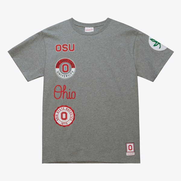 Ohio State Buckeyes Heather Gray City T-Shirt