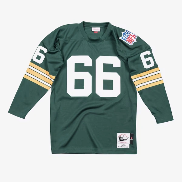 Ray Nitschke Green Bay Packers 1969 Green Authentic Jersey