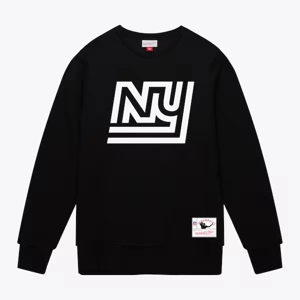 New York Giants Black Team Basic Pullover Sweatshirt