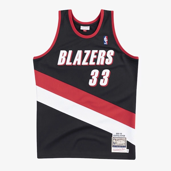 Scottie Pippen Portland Trail Blazers 1999-00 Black Authentic Jersey