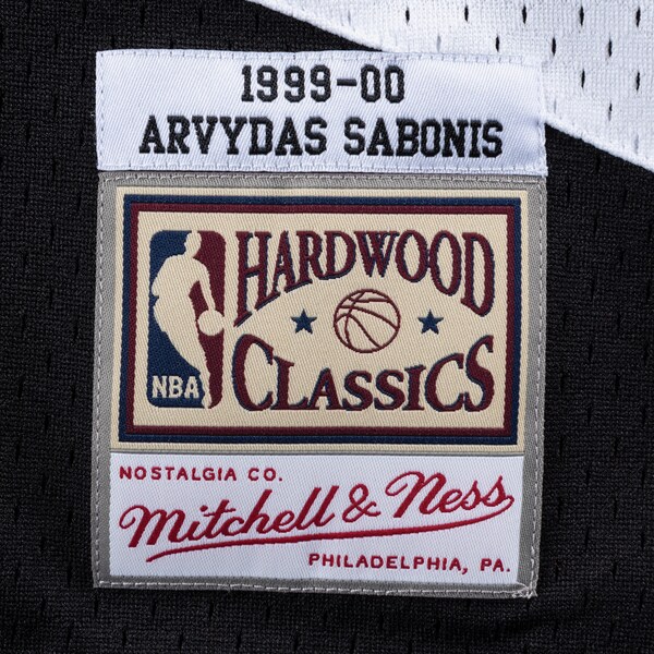 Arvydas Sabonis Portland Trail Blazers 1999-00 Black Swingman Player Jersey