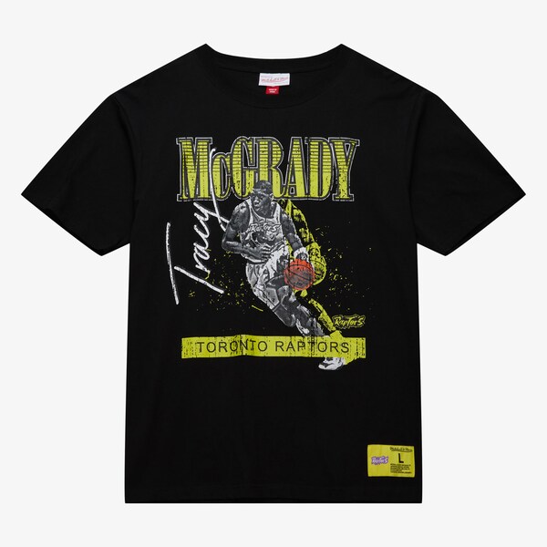 Tracy McGrady Toronto Raptors Black Neon Pop Player T-Shirt