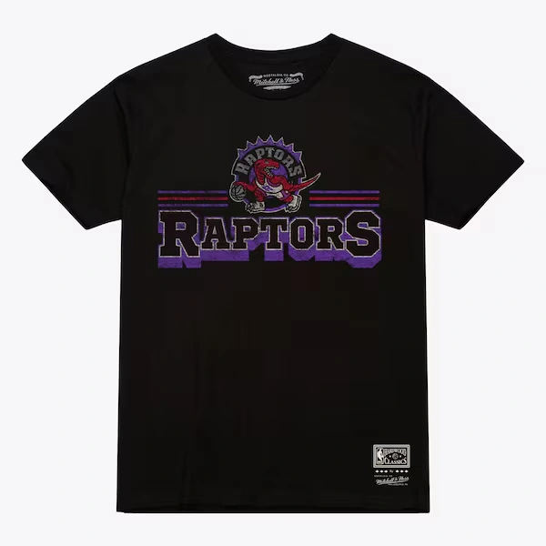 Toronto Raptors Black Fan Banner T-Shirt