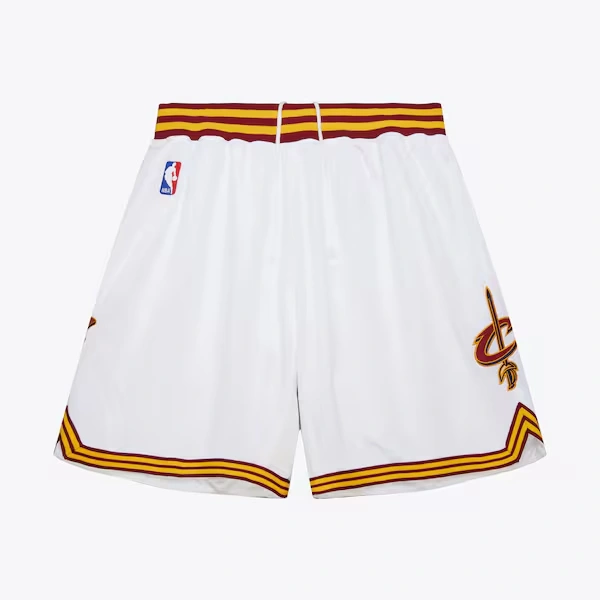 Cleveland Cavaliers 2015-16 White Authentic Shorts