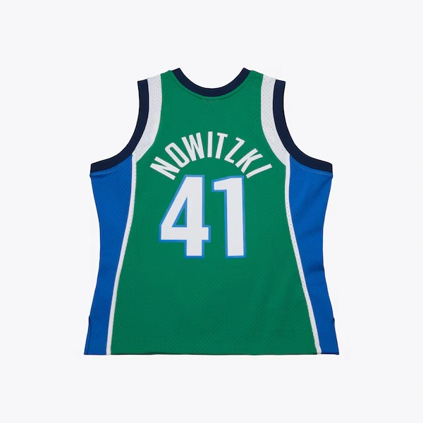 Dirk Nowitzki Dallas Mavericks 2004-05 Green Swingman Jersey 3 Dirk Nowitzki Dallas Mavericks 2004-05 Green Swingman Jersey